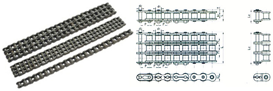 A series short pitch precision roller chain