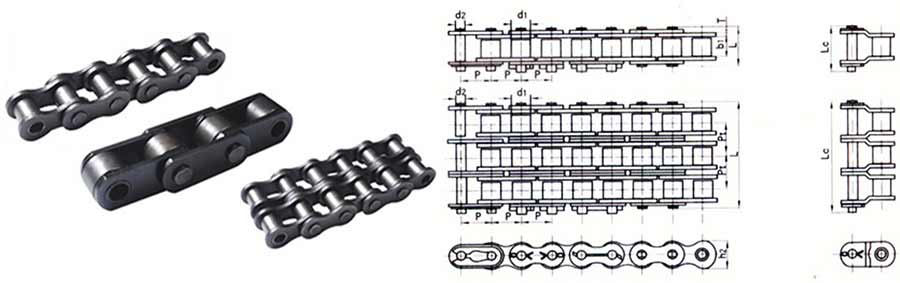 B series short pitch precision roller chain