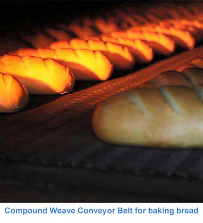 Compound Weave Conveyor Belts for Baking Oven Belt