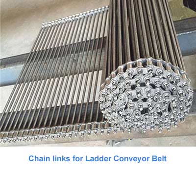 Chain links for Ladder Conveyor Belt