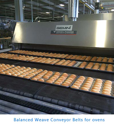 Balanced Spiral Woven Conveyor Belts