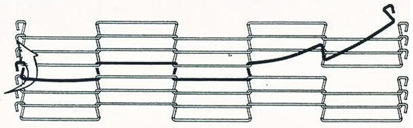 Wire Mesh Belt Flat Flex Belt Joining with Full Strand Weaving