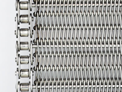 Balanced Spiral Woven Conveyor Belts with Chain Edge