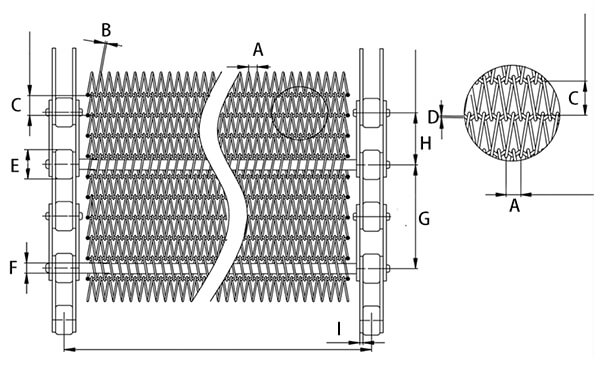 Balanced Spiral Woven Conveyor Belts