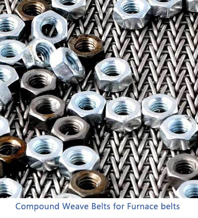 Compound Weave Belts for Heat Treatment