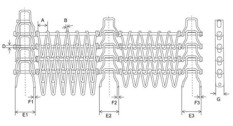 Flexible Rod Conveyor Belts