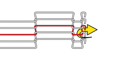 Flat Flex Conveyor Belt Rod Network Belt Double Loop Edge Using Full Strand Joining Method