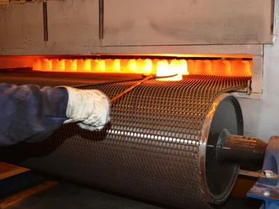 wire mesh belt used for Normalizing