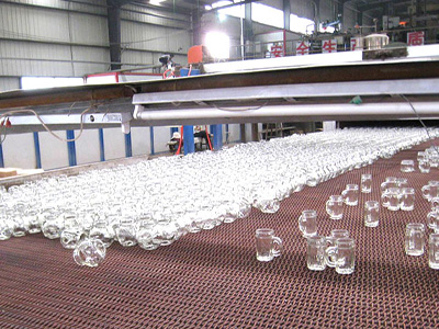wire mesh belt used for Heat Treatment of Glass