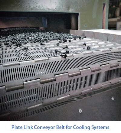 Plate Link Conveyor Belt for Cooling Systems