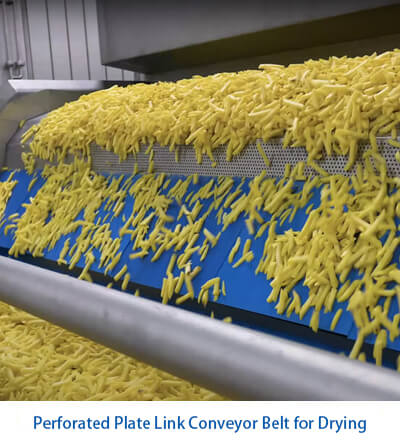 Perforated Plate Link Conveyor Belt ｆor Drying