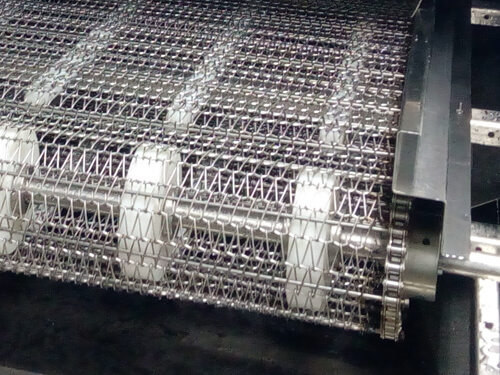 Chain Drive Conveyor Balanced Spiral Woven Conveyor Belts