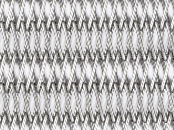 Double Balanced Spiral Woven Belt with straight cross wire