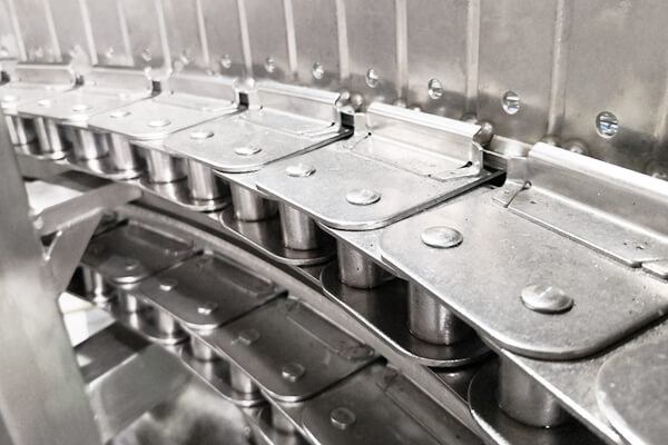 Self-Stacking Spiral Belts in the IQF Freezing Industry Self-Stacking Spiral Belts in the IQF Freezing Industry