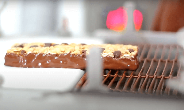 Flat flex conveyor belts for chocolate enrobing machine